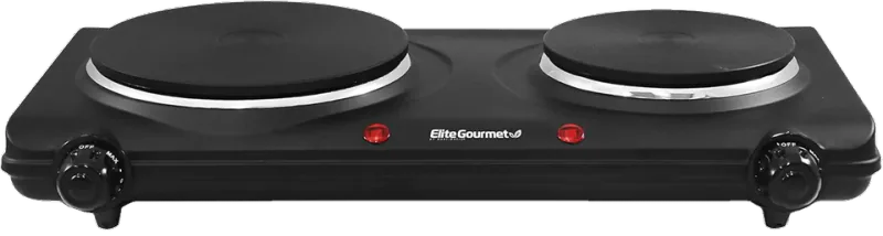 Elite Gourmet Double Cast Burner