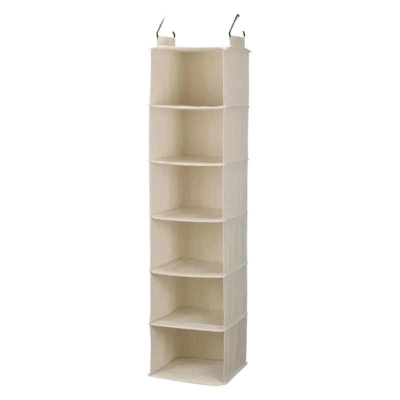 Household Essentials Cedarline Cotton Canvas Hanging Closet Organizer