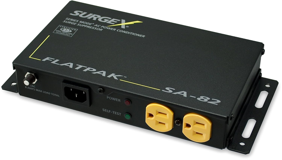 SurgeX SA-82 FlatPak 8-Amp Surge Eliminator