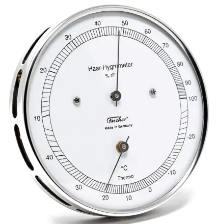 Fischer 111.01T Hair Hygrometer and Thermometer