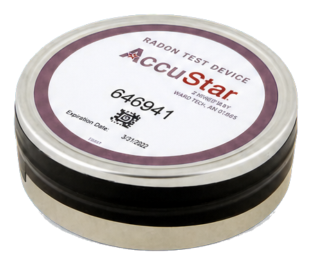 AccuStar Short-Term Charcoal Radon Test Kit