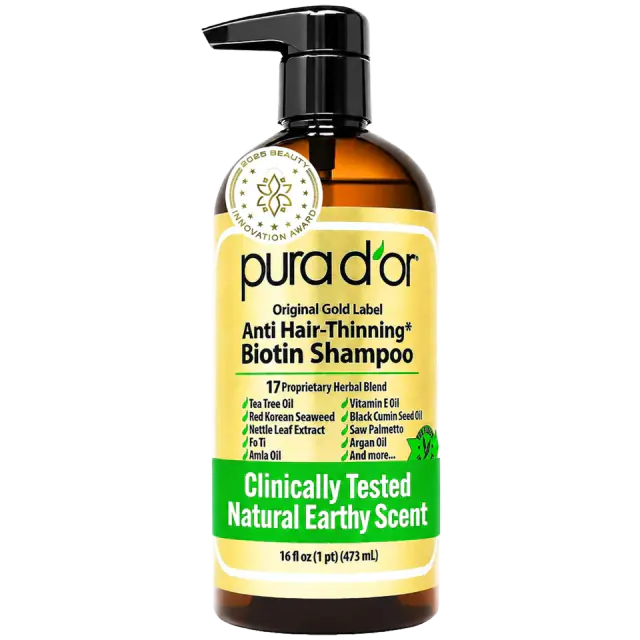PURA D'OR Original Gold Label Anti-Thinning Shampoo