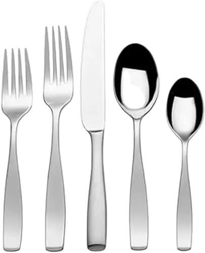 Mikasa Satin Loft 65-Piece Flatware Set, 18/10