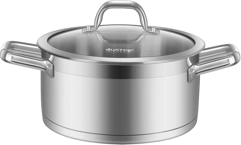 Duxtop Impact-Bonded Stainless Stockpot (4.2 qt)