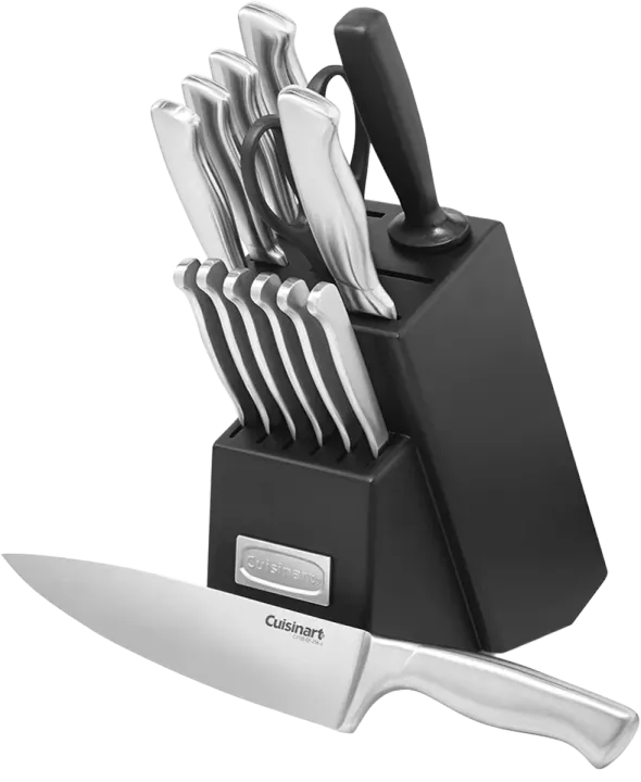 Cuisinart 15-Piece Stainless Steel Hollow-Handle Knife Block Set