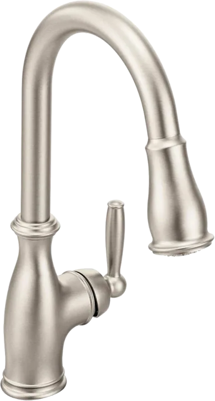 Moen Brantford Spot Resist Stainless Kitchen Faucet with Side Spray