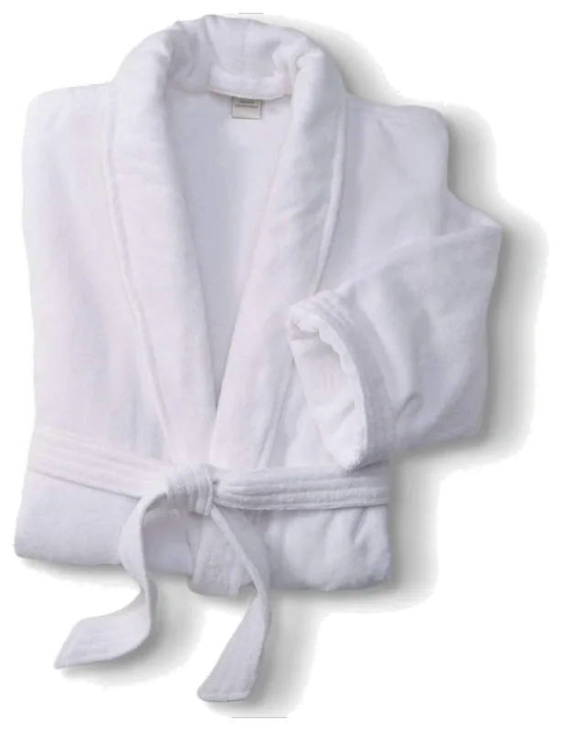 Marriott Cotton Terry Velour Shawl Bathrobe