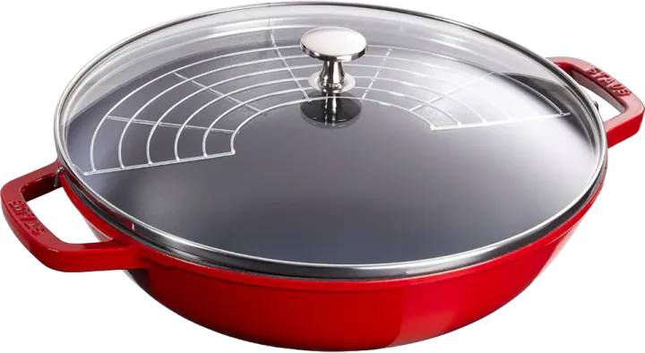 Staub 4.5-Quart Cast Iron Perfect Pan Wok