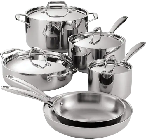 Tramontina Tri-Ply Clad 10-Piece Set