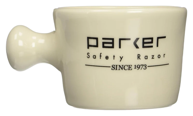 Parker Stoneware Apothecary Shaving Mug, Ivory