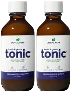 Dental Herb Company Tooth & Gums Tonic Mouthwash Herbal Oral Rinse 18oz (2)