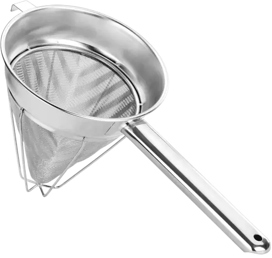 New Star Foodservice 8-Inch Reinforced Bouillon Strainer