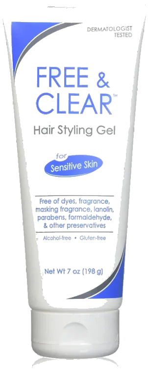 Free & Clear Unscented Hair Styling Gel — 7 oz
