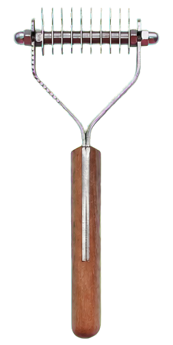 Mars Coat King Blunt 10-Blade Prep Undercoat Rake