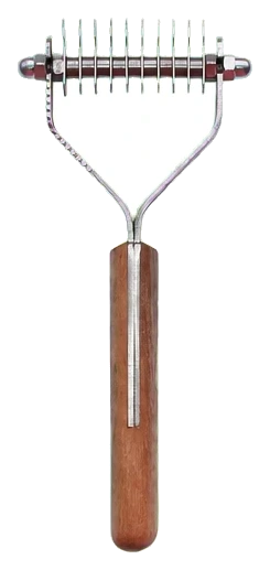 Mars Coat King Blunt 10-Blade Prep Undercoat Rake