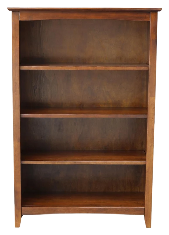 International Concepts Solid Parawood Bookcase, 48 Inch