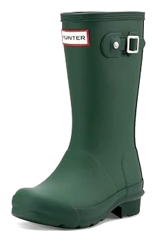 Hunter Original Kids Rain Boots — Hunter Green, Big Kid 4