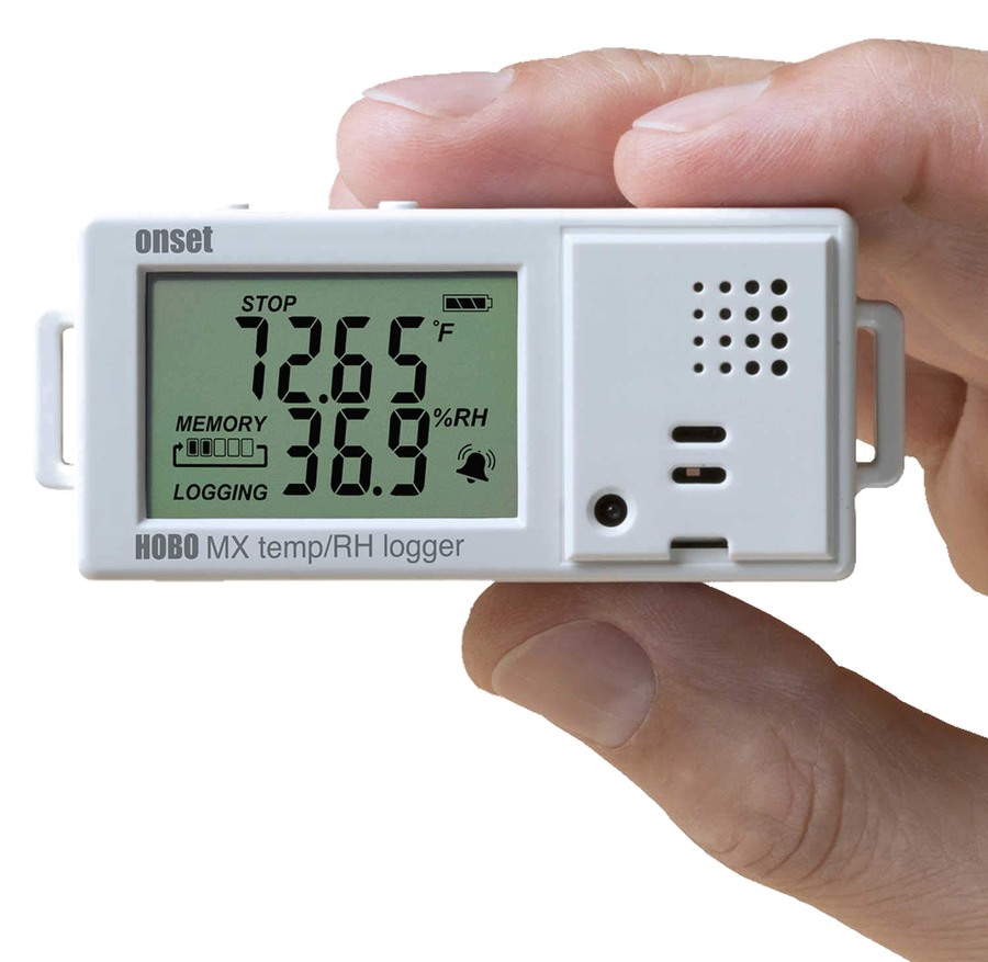 HOBO MX1101 Temperature and Relative Humidity Data Logger