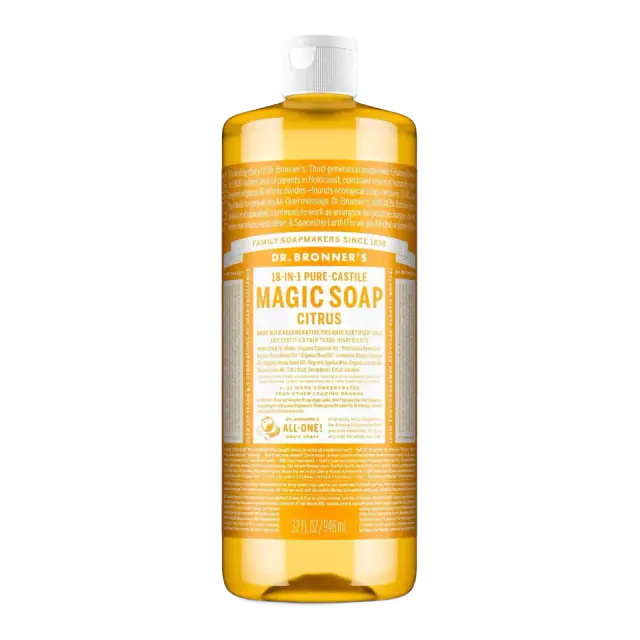 Dr. Bronner's Citrus Pure-Castile Liquid Soap
