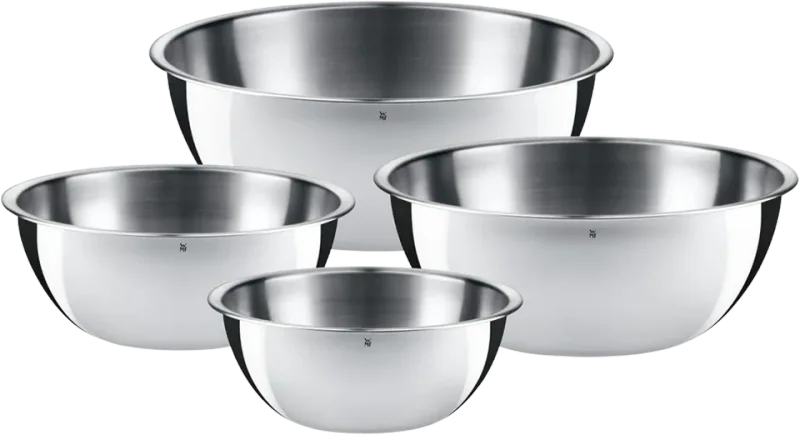 WMF Gourmet 18/10 Stainless Steel Mixing Bowls (4 Pieces)