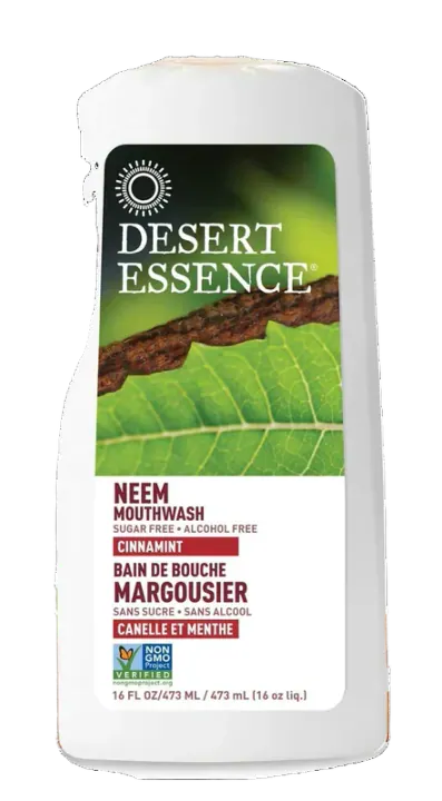 Desert Essence Neem Cinnamint Mouthwash, 16 oz
