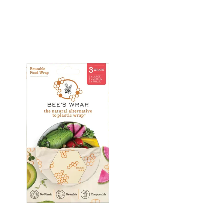 Bee's Wrap Beeswax Food Wraps (3-pack)
