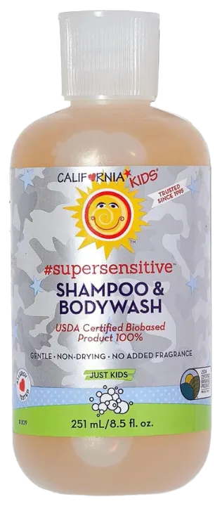 California Kids Super Sensitive Unscented Shampoo & Body Wash