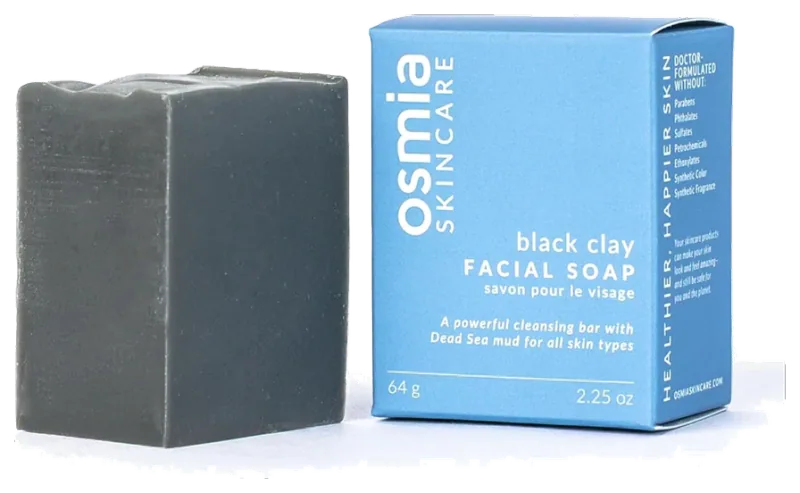 Osmia Black Clay Facial Soap, 2.25 oz