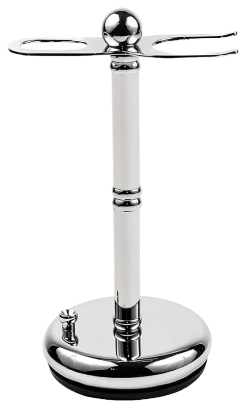 Parker Chrome Stand for Straight Razor and Shaving Brush