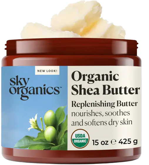 Sky Organics Organic Shea Butter, 15 oz