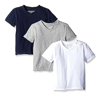 Burt’s Bees Baby Organic Cotton V-Neck Tees — 3-Pack, 3T