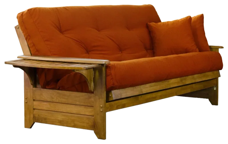Nirvana Brentwood Full Futon Frame with Tray Arms