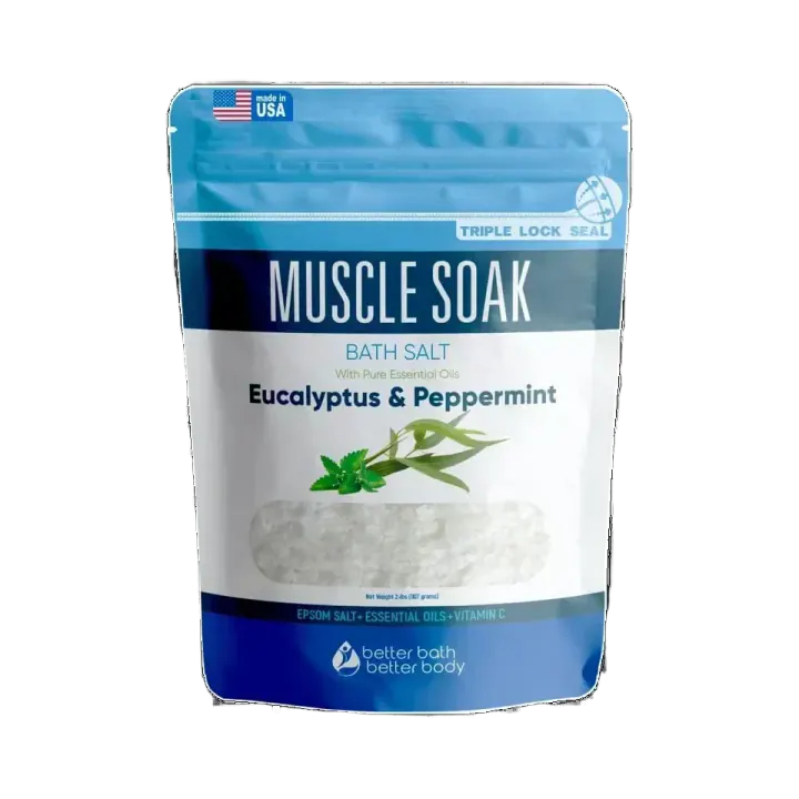 Better Bath Better Body Muscle Soak, Peppermint & Eucalyptus, 32 oz