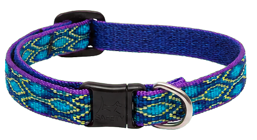 LupinePet Original Designs Rain Song Cat Safety Collar, 1/2 Inch, 8 to 12 Inches