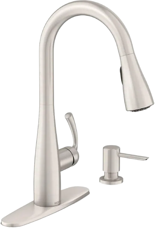 Moen Essie Spot Resist Stainless Pulldown Kitchen Sink Faucet