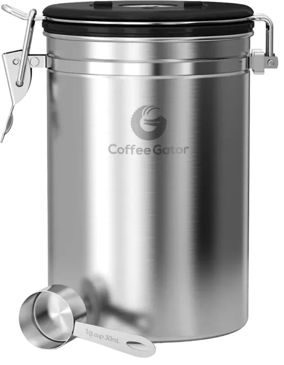 Coffee Gator Stainless Steel Canister