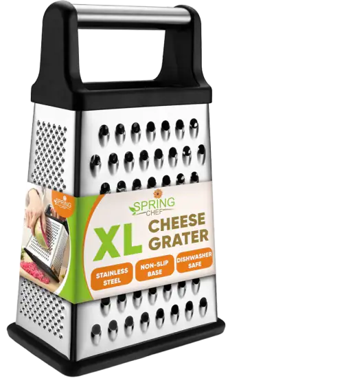 Spring Chef Stainless Steel XL Box Cheese Grater