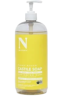 Dr. Natural Unscented Castile Liquid Soap (32 fl oz)