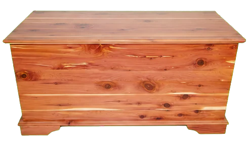 DutchCrafters Rustic Solid Red Cedar Blanket Chest, 36 Inch
