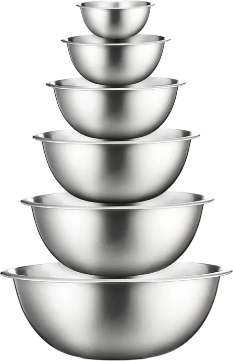FineDine Stainless Nesting Bowls (6pc)