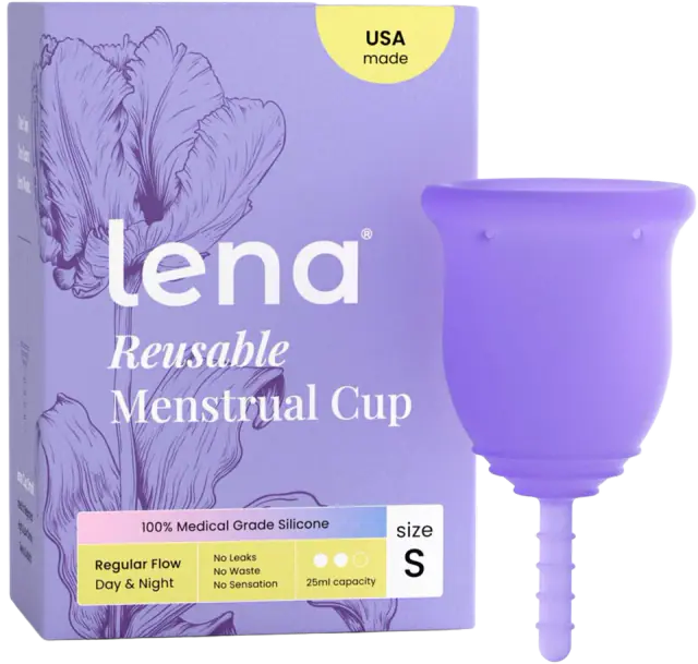 Lena Menstrual Cup Original, Soft Reusable
