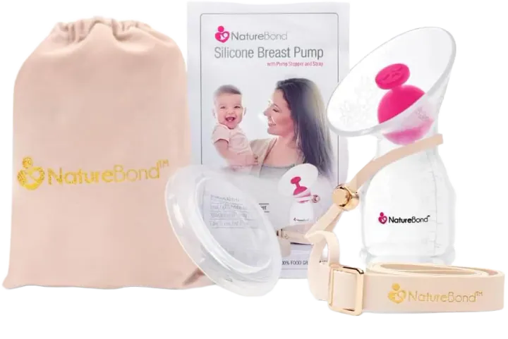 NatureBond Silicone Manual Breast Pump