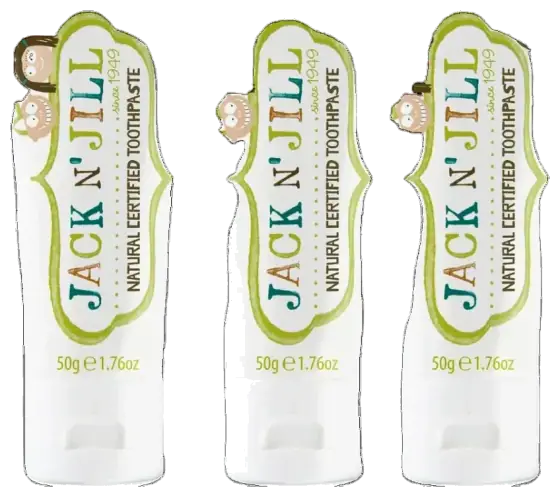 Jack N’ Jill Flavor Free Toothpaste, 3 Pack