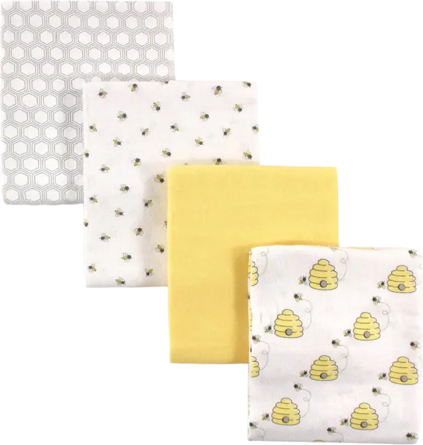 Hudson Baby Cotton Flannel Receiving Blankets