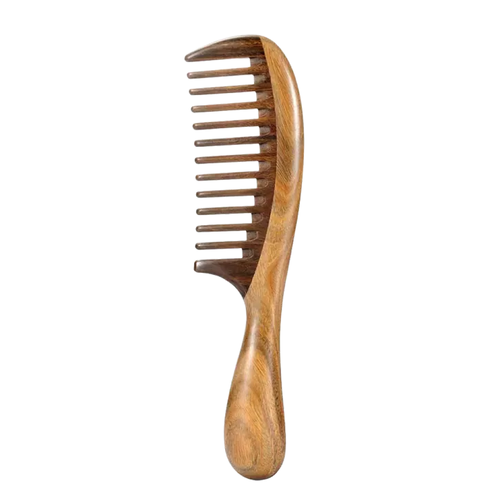 Louise Maelys Sandalwood Wide-Tooth Hair Comb