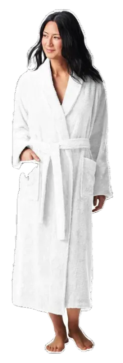 Coyuchi Unisex Cloud Loom Organic Cotton Bathrobe