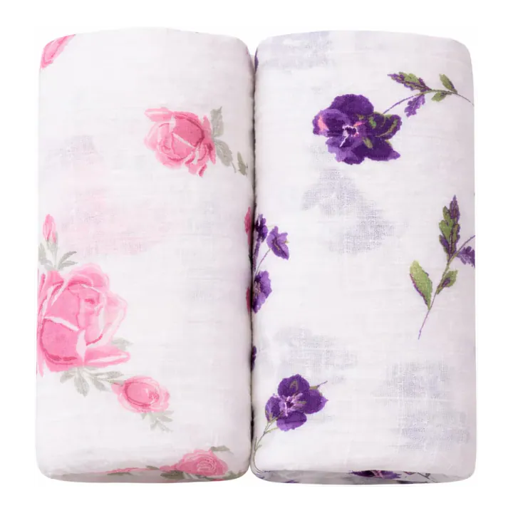 Margaux & May Cotton Muslin Baby Swaddle
