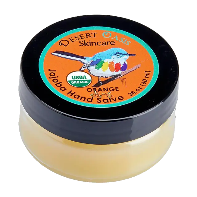 Desert Oasis Organic Orange Jojoba Hand Salve