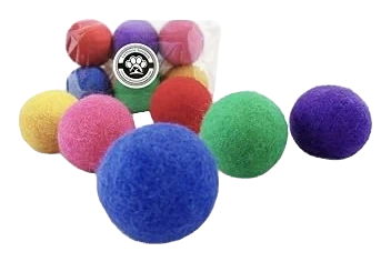 Earthtone Solutions Felted Wool Cat Balls, 1.5 in, 6-Pack
