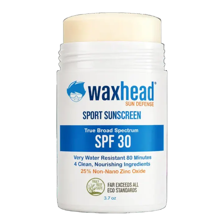 Waxhead Zinc Oxide Sport Sunscreen Stick SPF 30, 3.7 oz